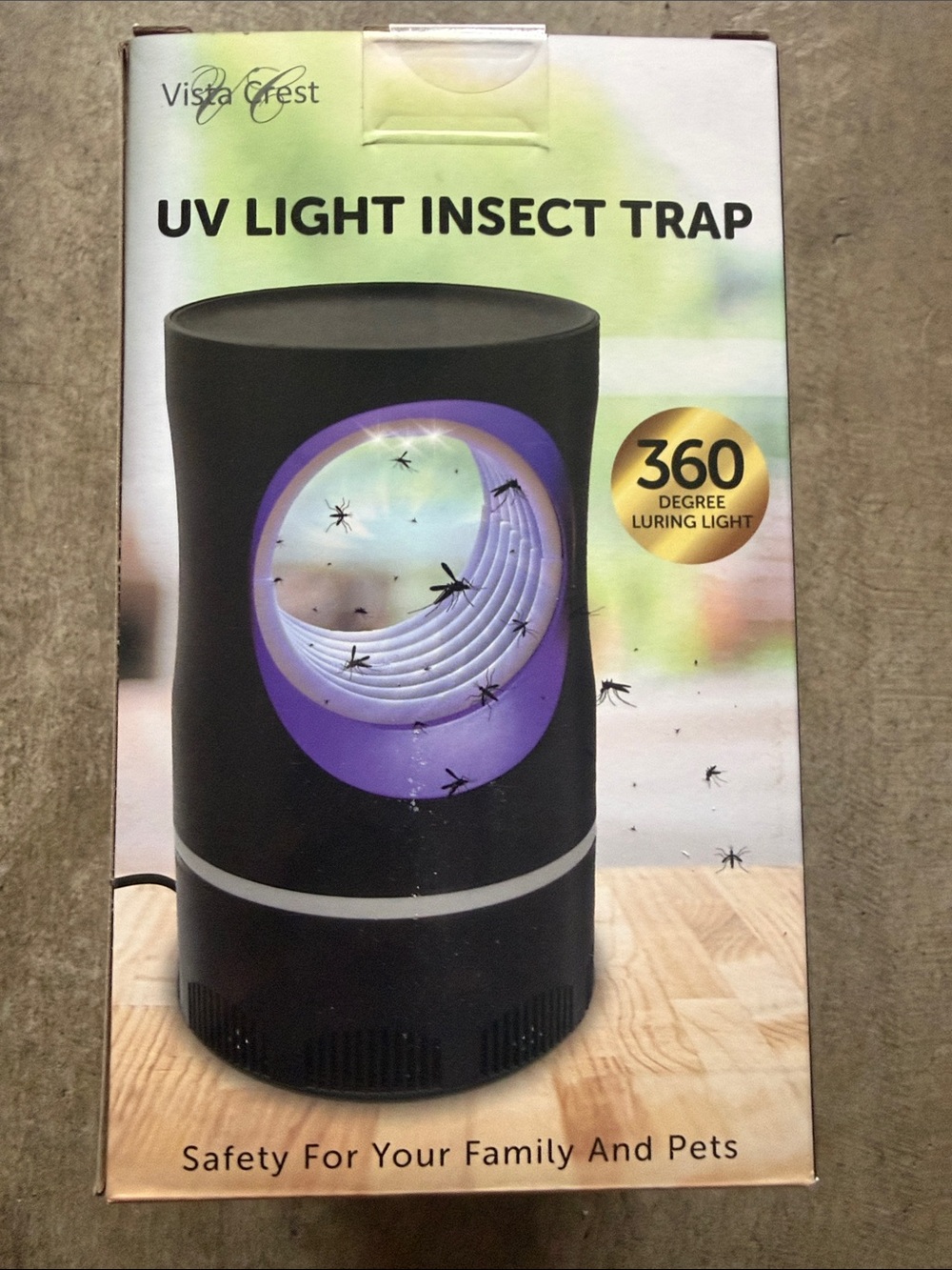 Black UV Light Insect Trap - Mosquito & Insect Protection - Picture 4 of 4